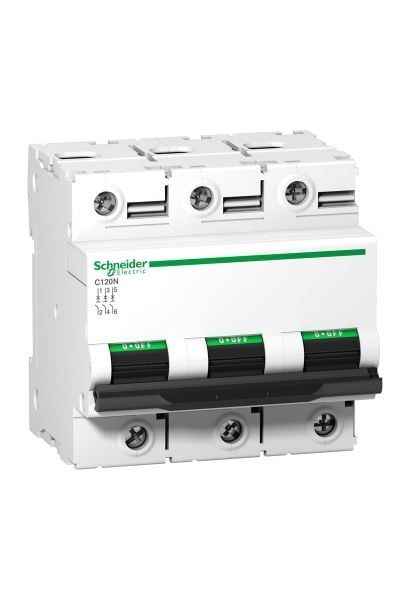 Schneider (A9N18367) Acti9 C120N 3P 100A, 10kA C eğrisi Otomat