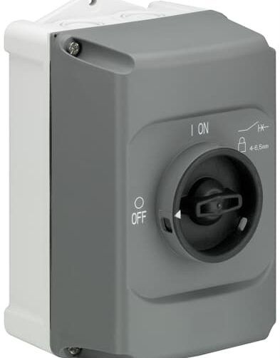 ABB 1SAM201911R1010 IB132-G Enclosure, GY/BK, IP65