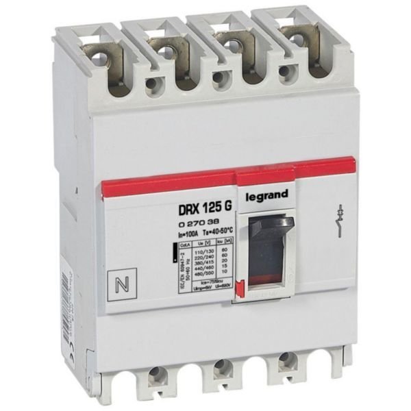 Legrand (27038) DRX125 Sabit 4P 100A 20kA