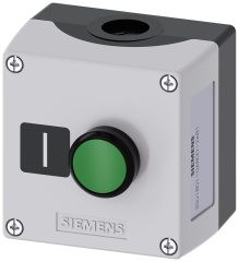 Siemens 3SU1801-0AB00-2AB1 Sirius ACT Kutulu Buton Setleri Plastik etanj kutusu 1 yeşil buton 1NO kontak