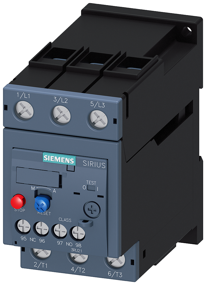 Siemens 3RU2136-4FB1 3RU2 SIRIUS TERMİK RÖLE; FAZ KORUMALI; 1NO+1NC YARDIMCI KONTAKLI 28-40A;  BOY S2 ( RAYA MONTAJLI )