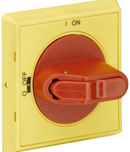 ABB 1SAM201920R1002 MSHD-LY Handle, IP64, red/yellow,
