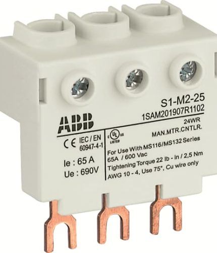 ABB 1SAM201907R1102 S1-M2-25 3-phase power infeed block