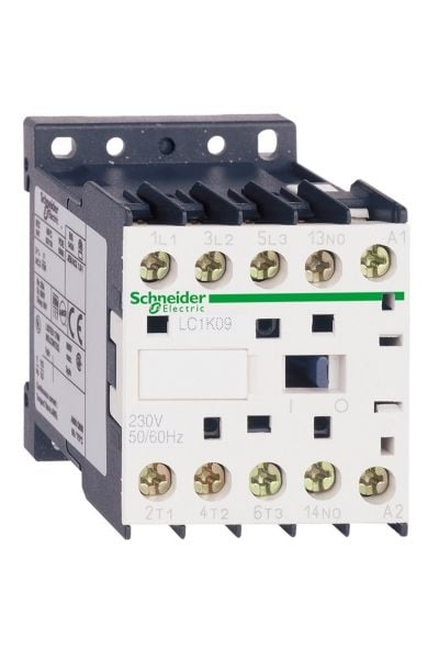Schneider (LC1K0901B7) TeSys K Kontaktör 3P 9A AC3 24VAC 1NK