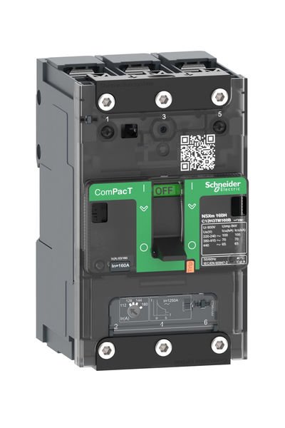 Schneider (C12B3TM125B) ComPacT NSXm 25kA TM125D 3P busbar