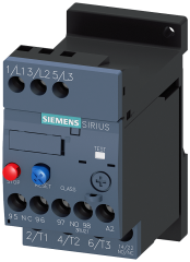 Siemens 3RU2116-1HB1 3RU2 SIRIUS TERMİK RÖLE; FAZ KORUMALI; 1NO+1NC YARDIMCI KONTAKLI 5;5-8A;  BOY S00 ( RAYA MONTAJLI )
