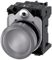 Siemens 3SU1152-6AA70-1AA0 Sirius ACT Metal Komple Sinyal Lambalar Renksiz 24 AC/DC
