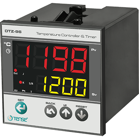 Tense (DTZ-96) Zaman Röleli Dijital Multifonksiyon Özellikli Termostat 96x96mm