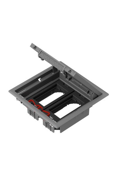 Schneider (ISM50624) Döşemealtı buat, kare, 4 Modül*