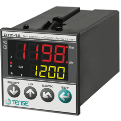 Tense (DTZ-48) Zaman Röleli Dijital Multifonksiyon Özellikli Termostat 48x48 mm