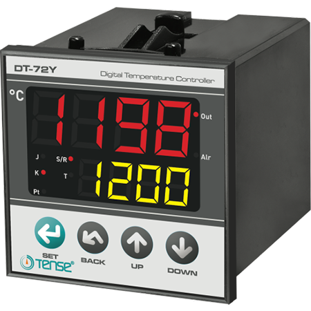 Tense (DT-72Y ) Dijital Multifonksiyon Özellikli Termostat 72x72 mm