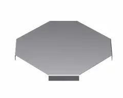 STS Kablo Kanal Ve Kablo Merdiven 360 Derece Dörtlü Dönüş Kapağı