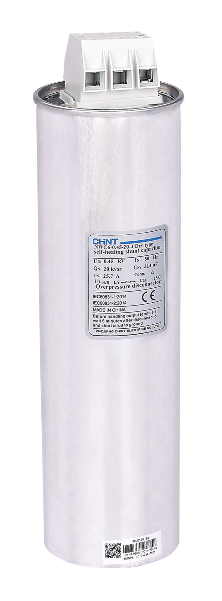 Chint (799035) NWC6-450V 15kvar 3 Kutuplu Kondansatör