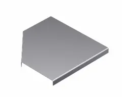 STS Kablo Kanal ve Kablo Merdiven Sol Redüksiyon Dönüş Kapağı