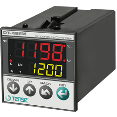 Tense (DT-48 EM ) Dijital Multifonksiyon Özellikli Termostat 48x48 mm SSR ve Röle Çıkışı Bir Arada