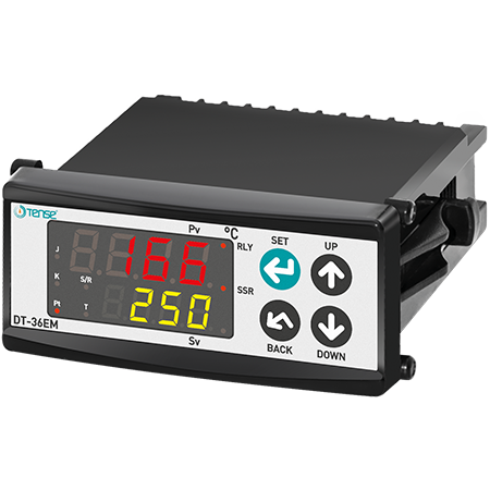 Tense (DT-36EM) Dijital Multifonksiyon Özellikli Termostat 36x72 mm SSR ve Röle Çıkışı Bir Arada