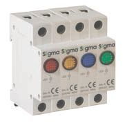 Sigma (SSL-G024A) YEŞİL LEDLİ SİNYAL LAMBASI 24V AC