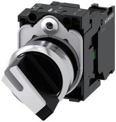 Siemens 3SU1150-2BF60-1BA0 Sirius ACT Metal 0-1 pozisyonlu ışıklandırılabilir kalıcı mandal buton 1NO