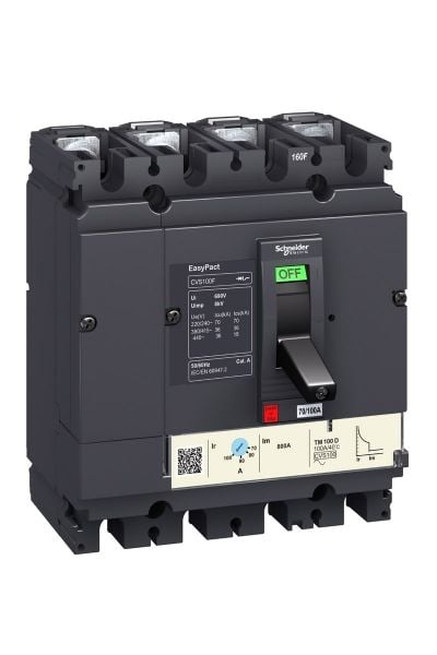 Schneider (LV516342) CVS160F TM125D 4P3D