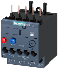 Siemens 3RU2116-0GB0 3RU2 SIRIUS TERMİK RÖLE; FAZ KORUMALI; 1NO+1NC YARDIMCI KONTAKLI 0.43-0.63A;  BOY S00