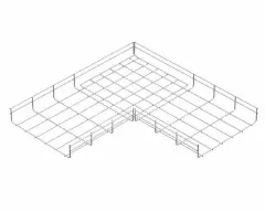 STS Tel Örgü Kablo Kanalları 90 Derece L Dönüş Elemanı