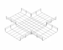 STS Tel Örgü Kablo Kanalları 360 Derece Dörtlü Dönüş Elemanı