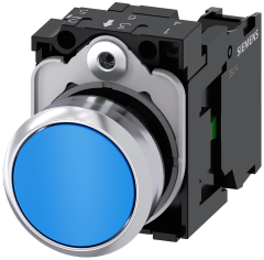 Siemens 3SU1150-0AB50-1BA0 Sirius ACT Metal Komple Yay Dönüşlü Butonlar Mavi
