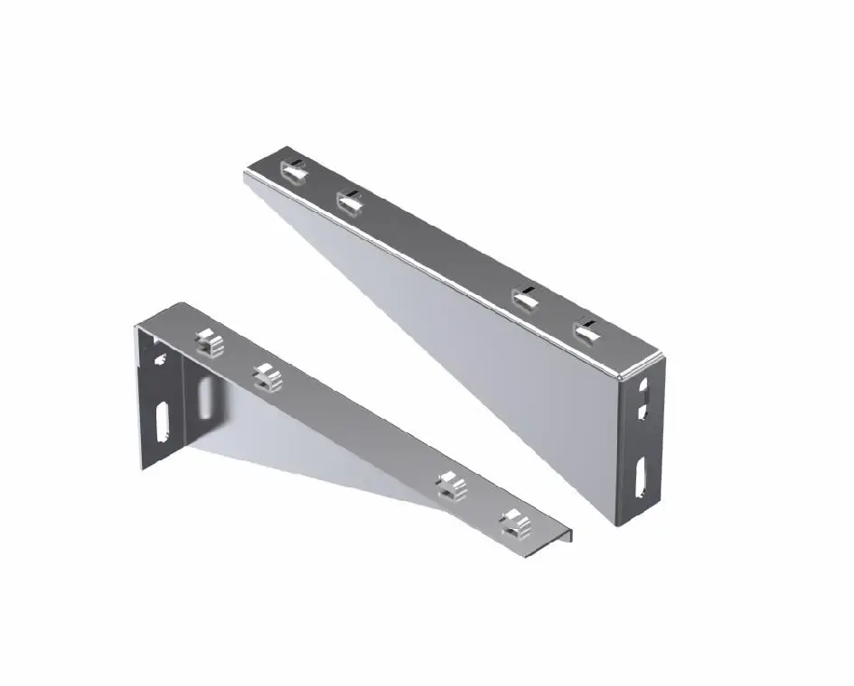 STS Tel Örgü Kablo Kanalları Tırnaklı Duvar Konsolu