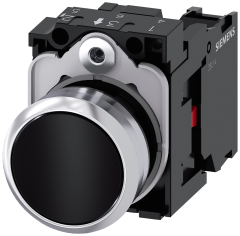 Siemens 3SU1150-0AB10-1CA0 Sirius ACT Metal Komple Yay Dönüşlü Butonlar Siyah