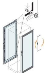 ABB ET1880K Trasparent door 1800x800mm(hxw)