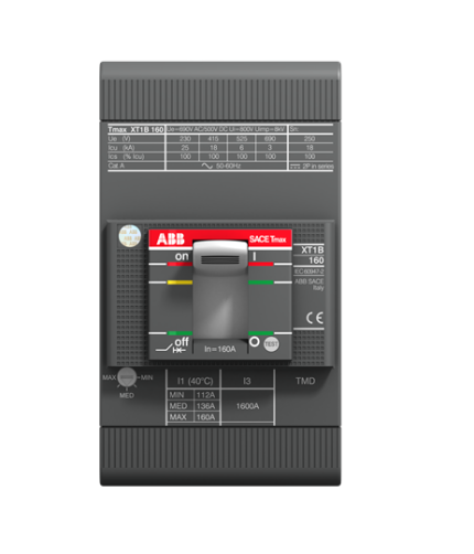 ABB 1SDA067451R1 XT1H 160 TMD 80-800 3p F F               (3x80A 70kA Ayar Sahalı Şalter)