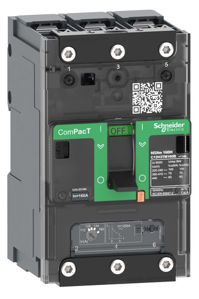 Schneider (C11N3TM100B) ComPacT NSXm 50kA TM100D 3P busbar