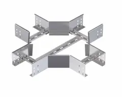 STS H100 Kablo Merdivenleri 360 Derece Dörtlü Dönüş Elemanı-Omega Tip