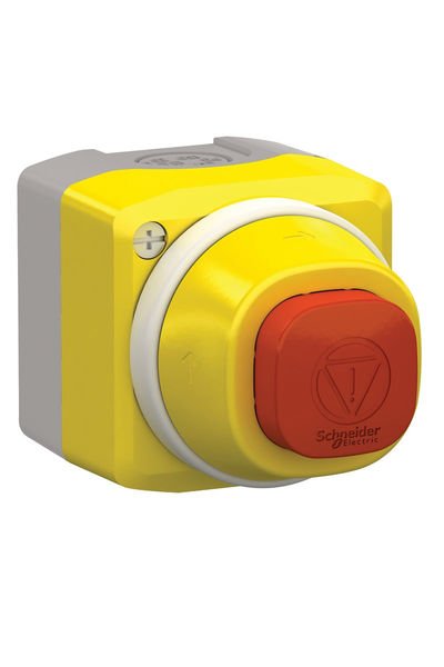 Schneider (XALK84W3BE) Işıklı  tetiklemeli, çevir, çek 24V AC/DC