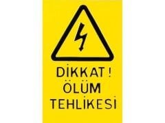 Ölüm Tehlike Levhası (Büyük)