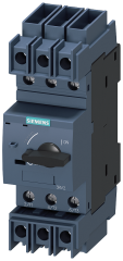 Siemens 3RV2711-1GD10 Onaylı devre kesici UL 489, CSA C22.2 No.5-02 A-serbest bırakma 6,3 A N-serbest bırakma 82 A vidalı terminal ile sistem koruması için devre kesici boyutu S00 Standart anahtarlama kapasitesi