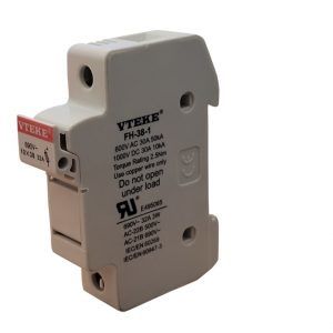 Vteke 4P 10 X 38 SİLİNDİRİK KARTUŞ SİGORTA YUVASI