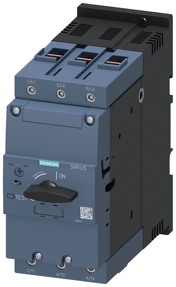 Siemens 3RV2041-4YA10 SIRIUS 3RV2 MOTOR KORUMA ŞALTERİ; TERMİK VE KISA DEVRE KORUMALI;  75-93A; 65kA ; BOY S3