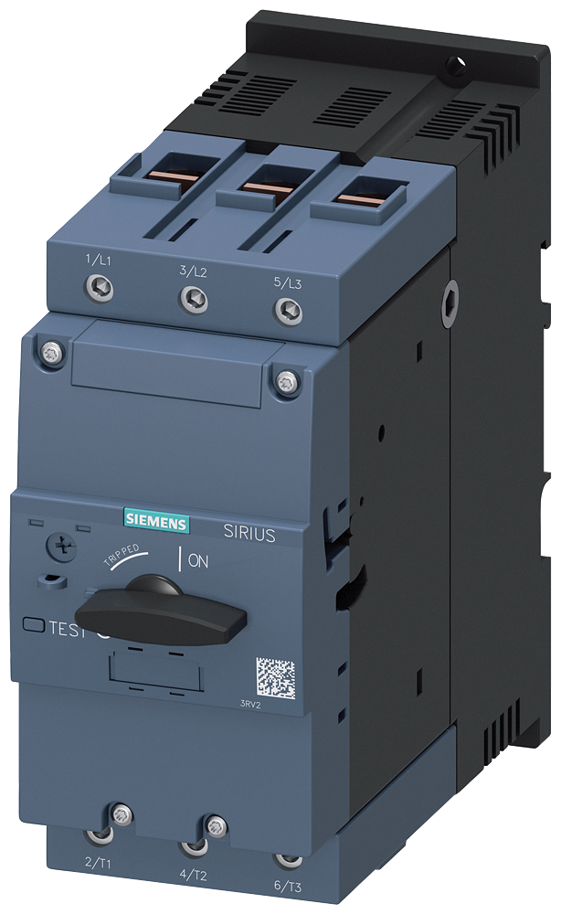 Siemens 3RV2041-4RA10 SIRIUS 3RV2 MOTOR KORUMA ŞALTERİ; TERMİK VE KISA DEVRE KORUMALI;  65-84A; 65kA ; BOY S3