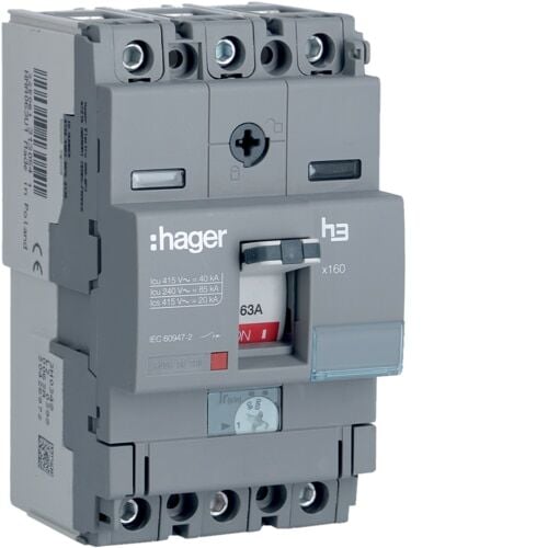 3P 40kA 63A ayr/sbt Kompak Şalter x160