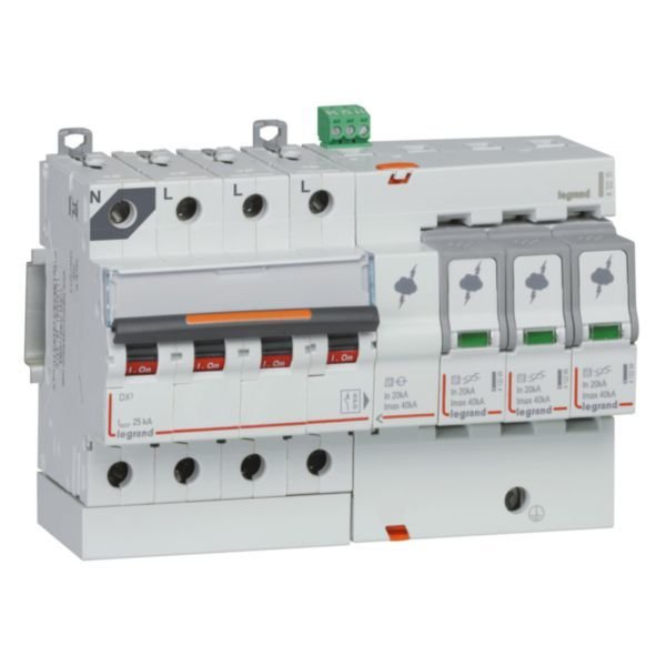 Legrand (412215) SPD 3P+N T2 40KA KORUMALI 20KA
