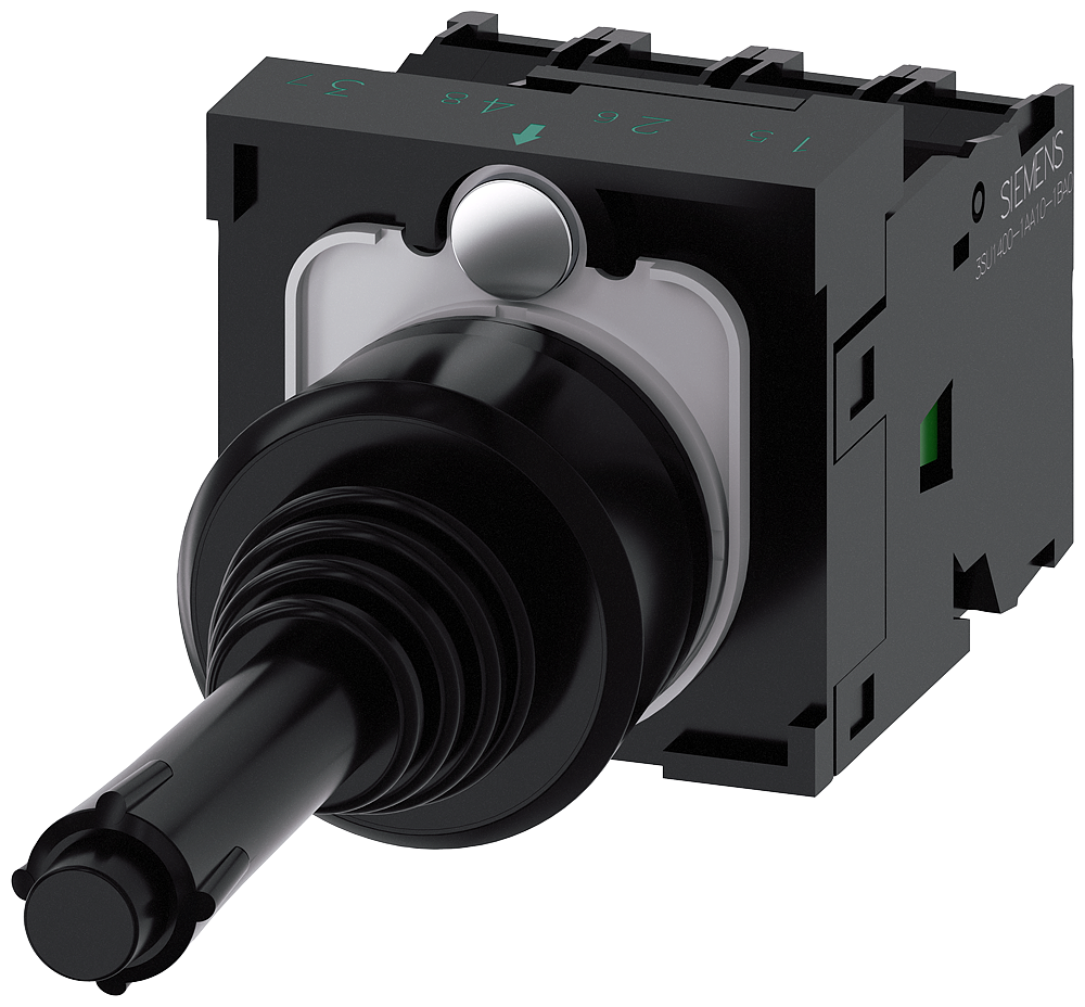 Siemens 3SU1100-7BF10-1QA0 SIRIUS ACT Mekanik kilitlemeli, 4 yönlü,plastik,4 NO