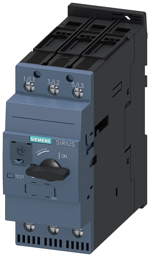 Siemens 3RV2031-4RA10 SIRIUS 3RV2 MOTOR KORUMA ŞALTERİ; TERMİK VE KISA DEVRE KORUMALI;  70-80A; 65kA ; BOY S2