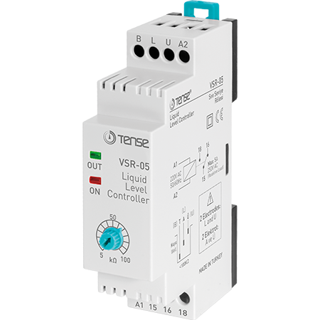 Tense (VSR-05) w-otomat tip Hassasiyet Ayarlı Sıvı Seviye Rölesi