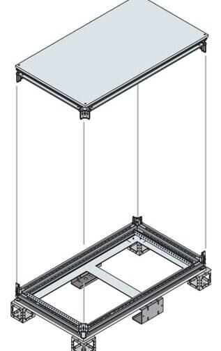 ABB EK1250KN Base/Top 1200x500(wxd)