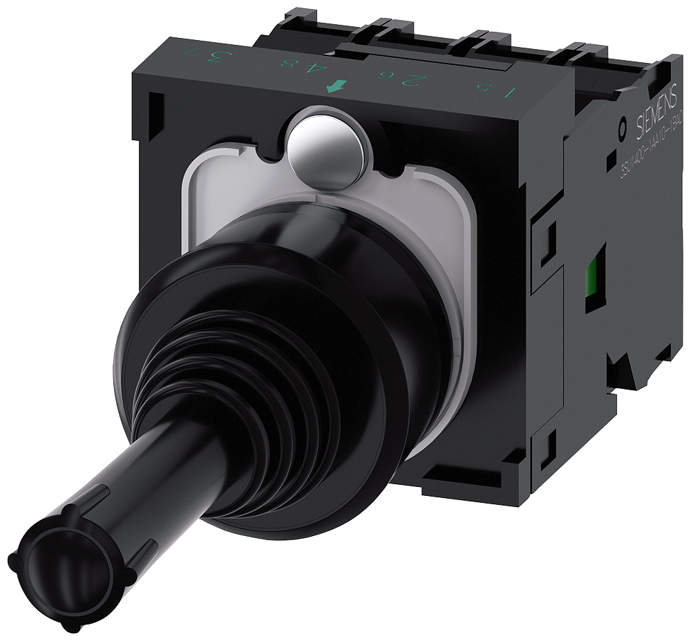 Siemens 3SU1100-7AF10-1QA0 SIRIUS ACT Mekanik kilitlemesiz, 4 yönlü,plastik,4 NO