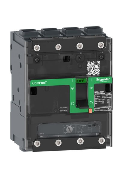Schneider (C11B6TM063B) ComPacT NSXm 25kA TM63D 4P/3T busbar