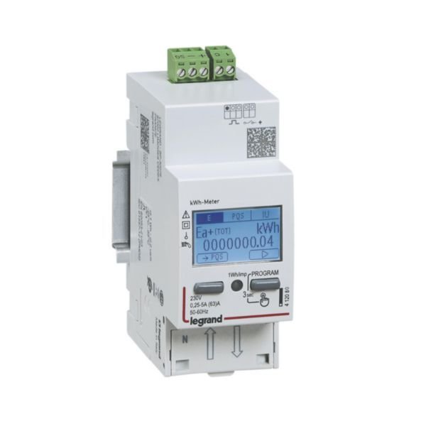Legrand (412082) ENERJI OLCER 1P 63A DARBE MID