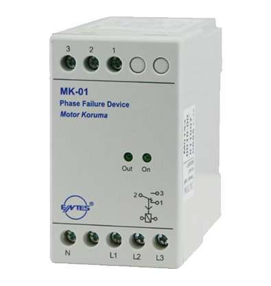Entes (M0143) MK-01 Motor (Faz) Koruma Rölesi