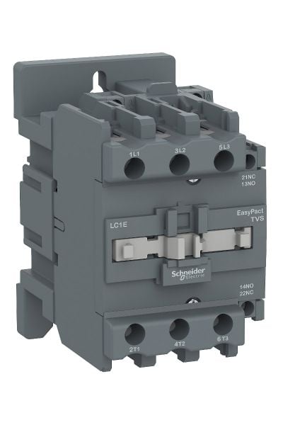 Schneider (LC1E50M5) EasyPact TVS Kontaktör 3P 50A 220VAC 50Hz 1NA1NK